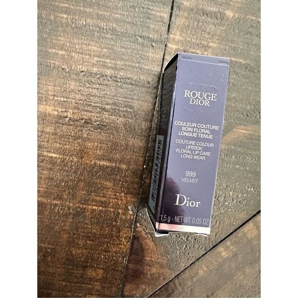 Rouge Dior Shade 999 Velvet Red Mini Lipstick New - Picture 4 of 6